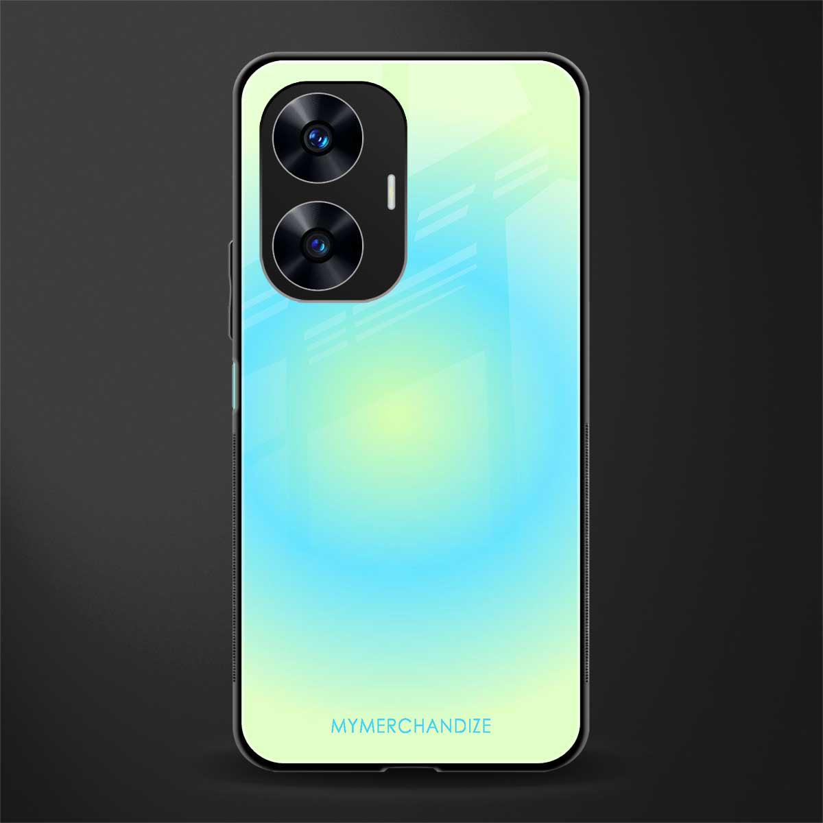 hawaiian breeze back phone cover | glass case for realme c55