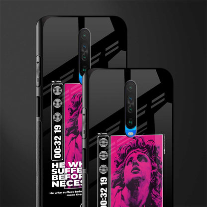 he who suffers glass case for poco x2 image-2