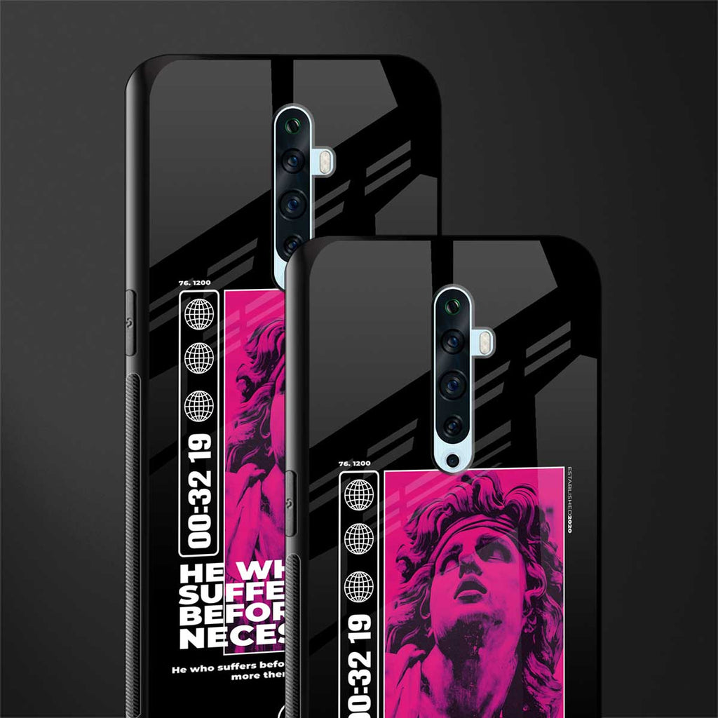 he who suffers glass case for oppo reno 2z image-2