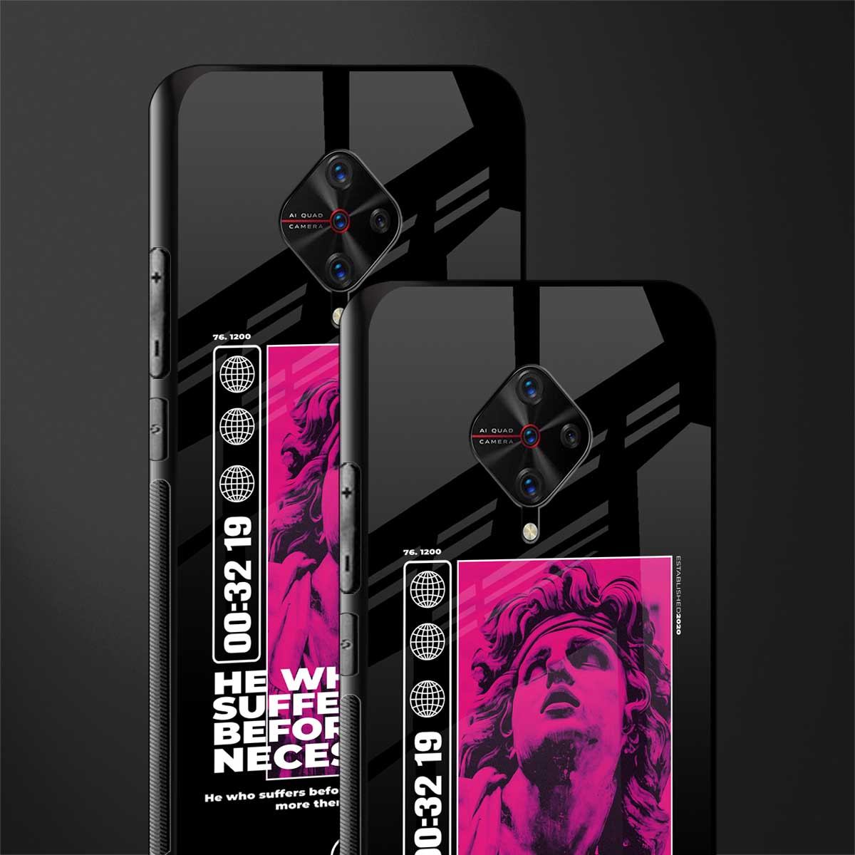 he who suffers glass case for vivo s1 pro image-2