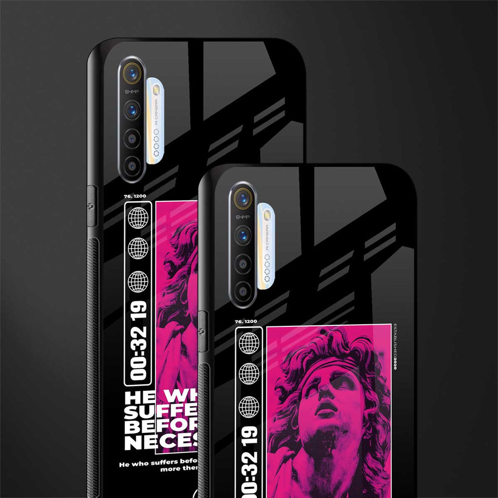 he who suffers glass case for realme x2 image-2