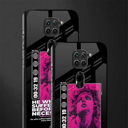 he who suffers glass case for redmi note 9 image-2