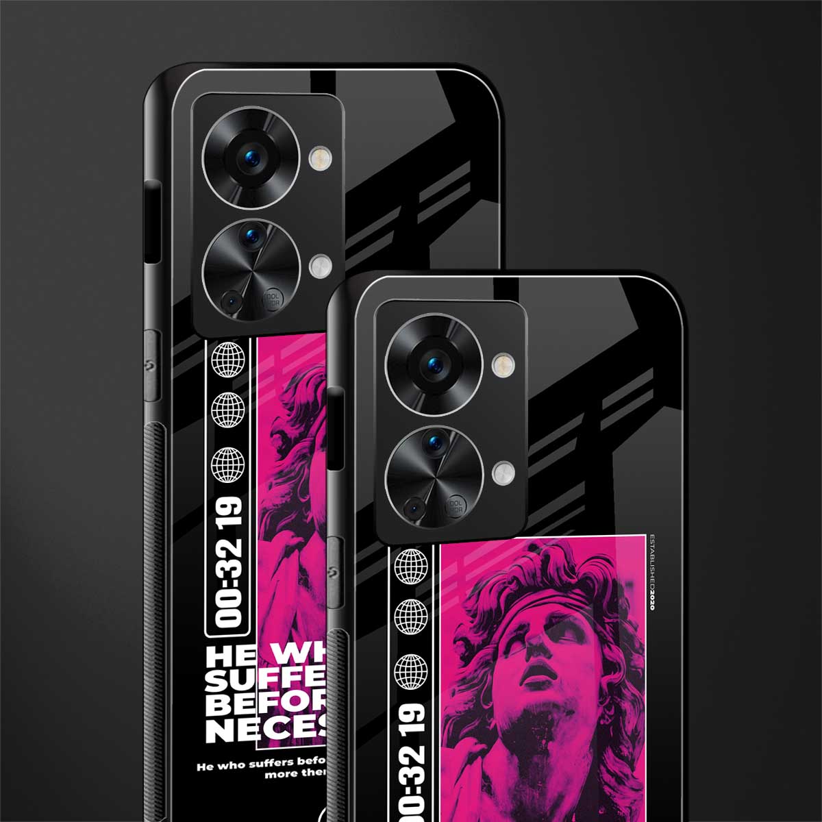 he who suffers glass case for phone case | glass case for oneplus nord 2t 5g