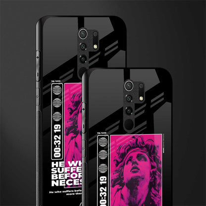 he who suffers glass case for poco m2 image-2