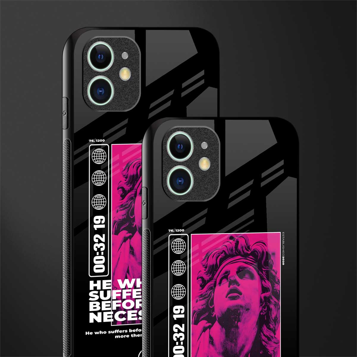 he who suffers glass case for iphone 12 image-2