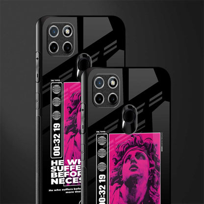 he who suffers glass case for realme c21 image-2