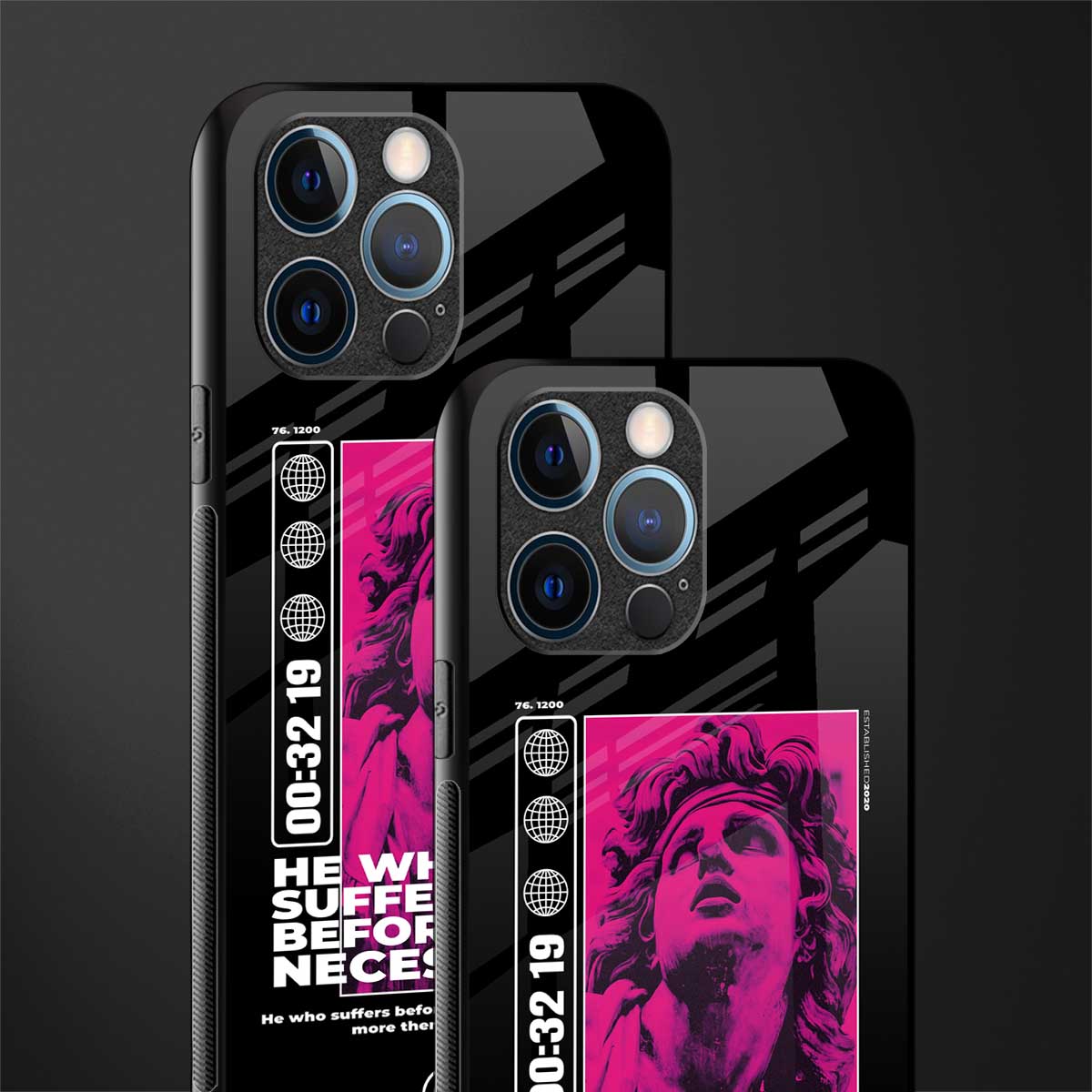 he who suffers glass case for iphone 12 pro image-2