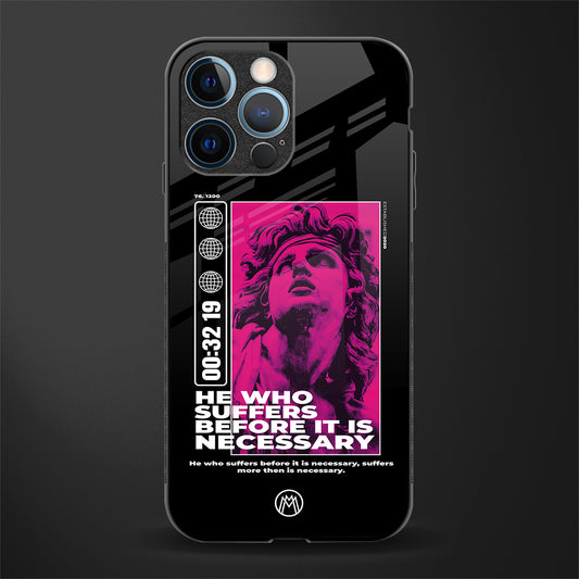 he who suffers glass case for iphone 12 pro image