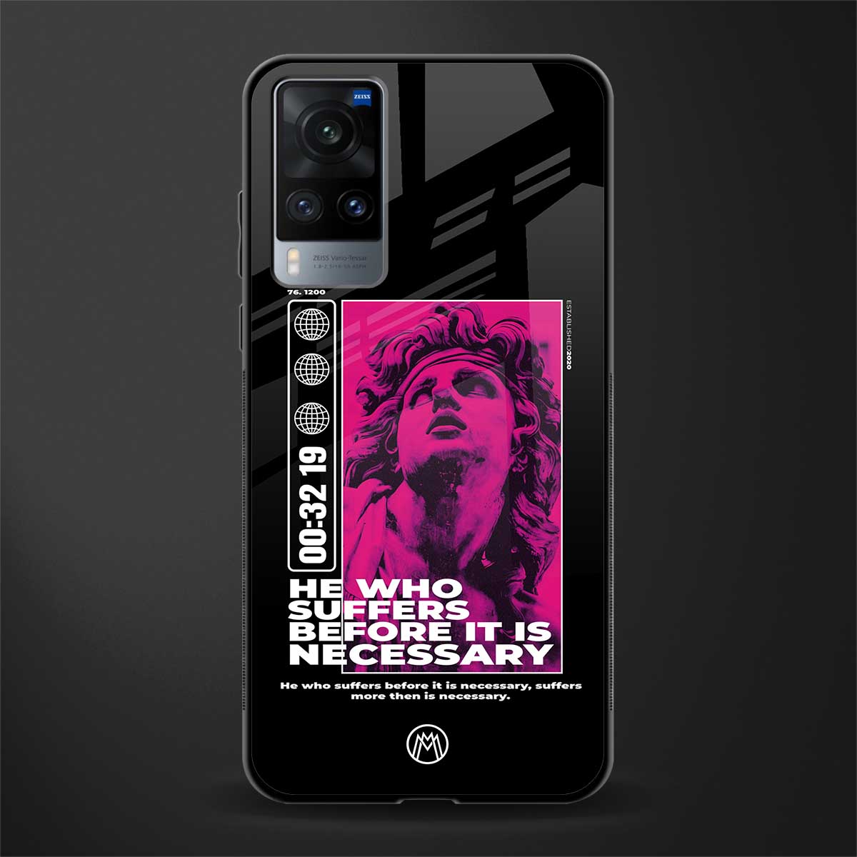 he who suffers glass case for vivo x60 image
