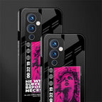 he who suffers back phone cover | glass case for oneplus 9