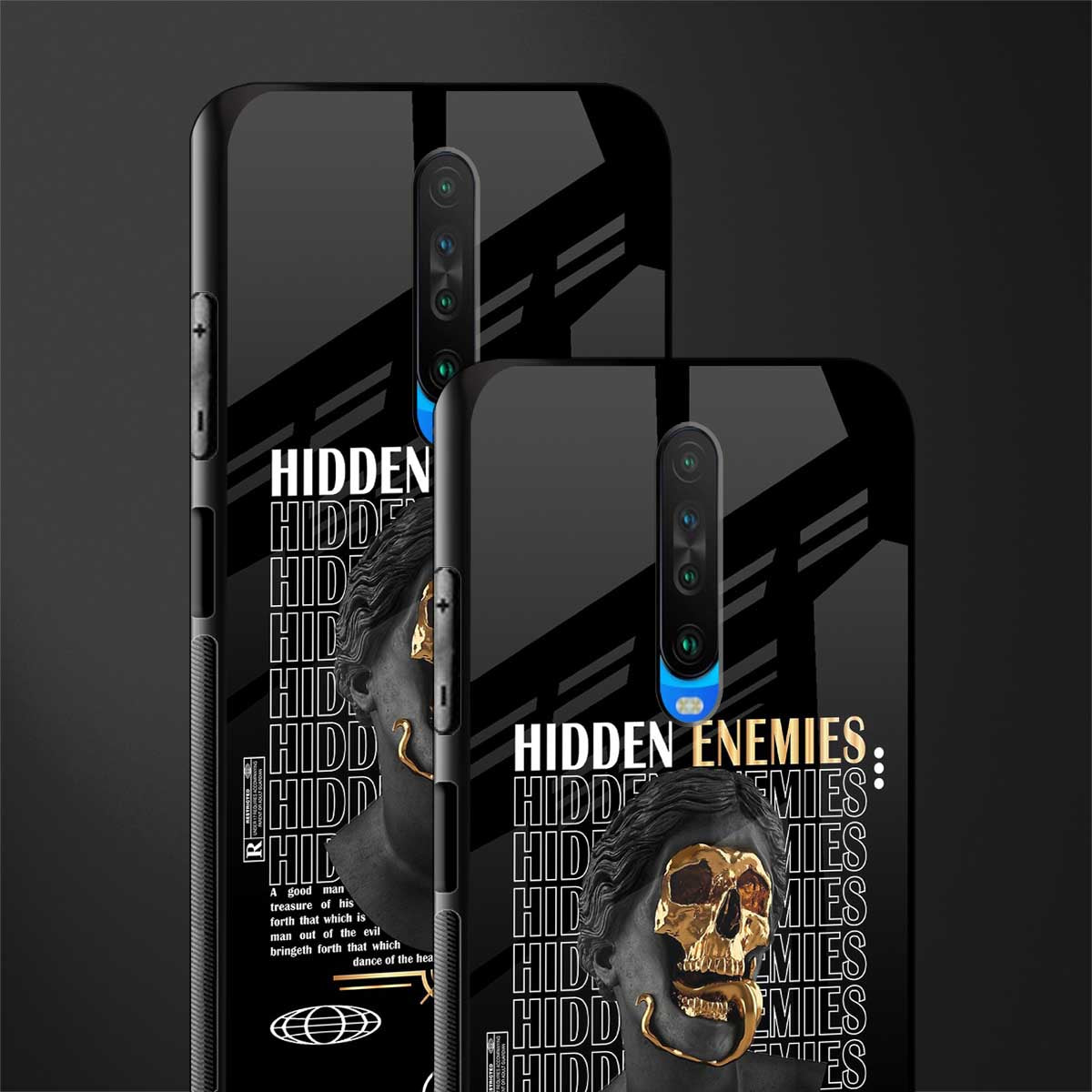 hidden enemies glass case for poco x2 image-2