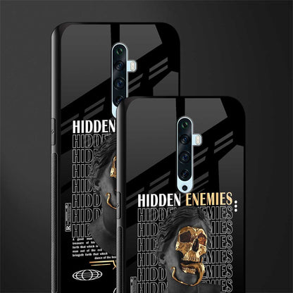 hidden enemies glass case for oppo reno 2f image-2