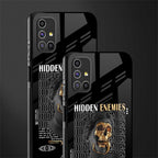 hidden enemies glass case for samsung galaxy m51 image-2