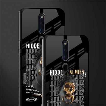 hidden enemies glass case for oppo f11 pro image-2
