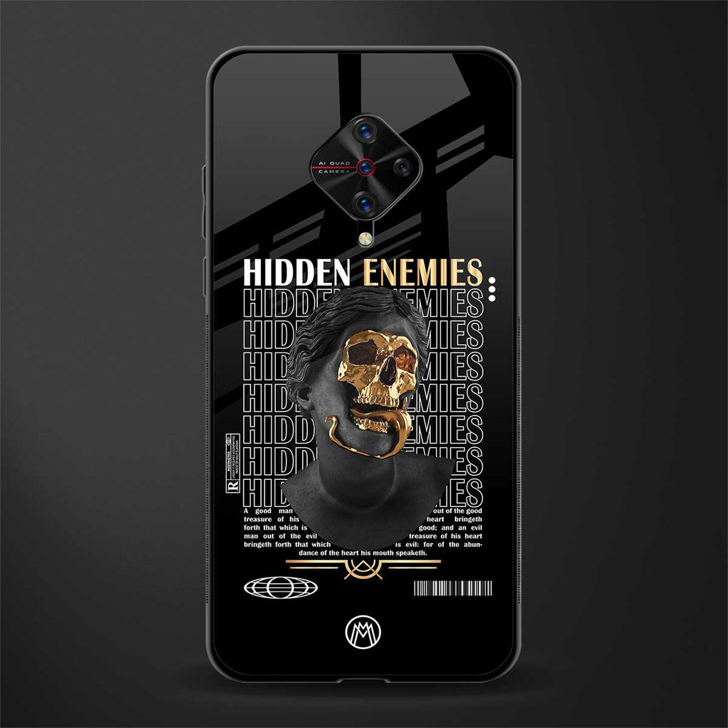 hidden enemies glass case for vivo s1 pro image