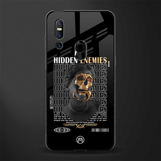 hidden enemies glass case for vivo v15 image