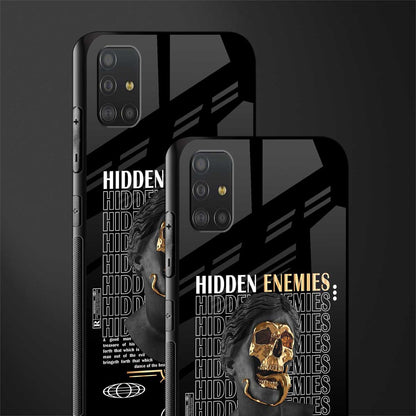 hidden enemies glass case for samsung galaxy a51 image-2