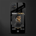 hidden enemies glass case for samsung galaxy a51 image