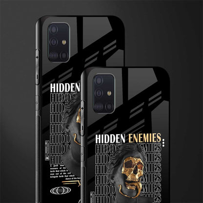 hidden enemies glass case for samsung galaxy a71 image-2