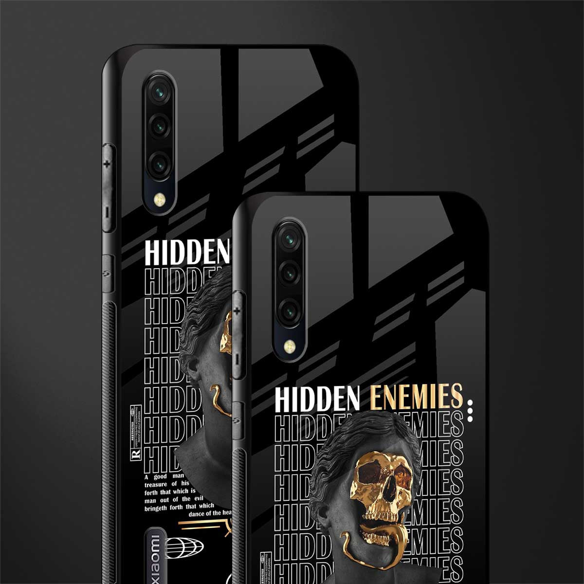 hidden enemies glass case for mi a3 redmi a3 image-2
