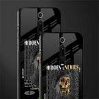 hidden enemies glass case for redmi k20 pro image-2