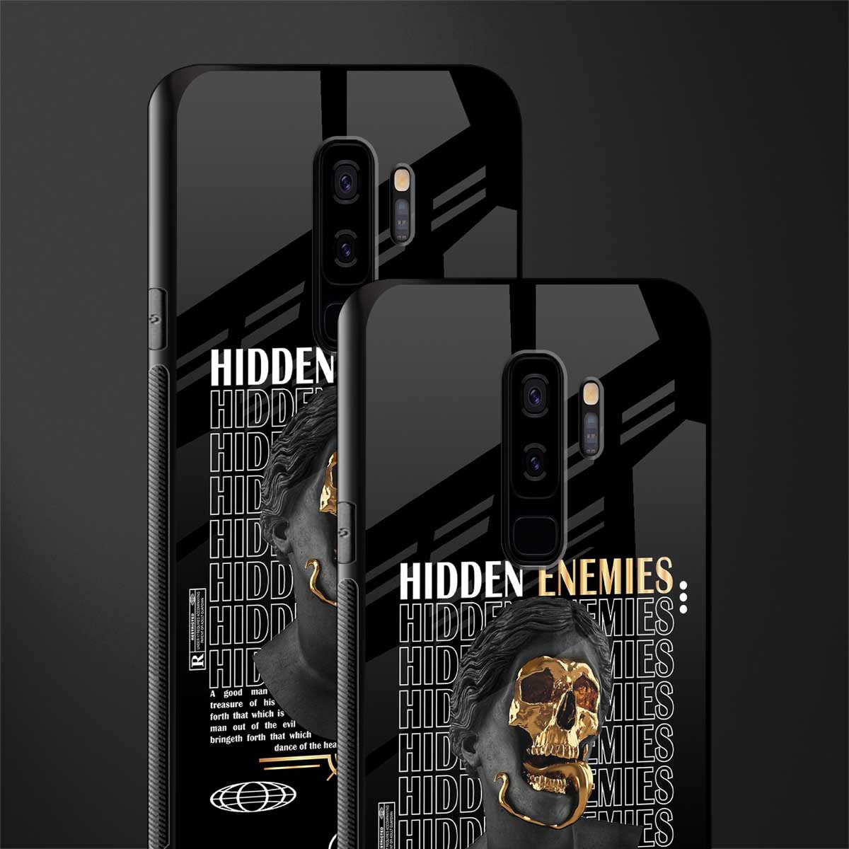 hidden enemies glass case for samsung galaxy s9 plus image-2