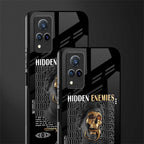 hidden enemies glass case for vivo v21 5g image-2