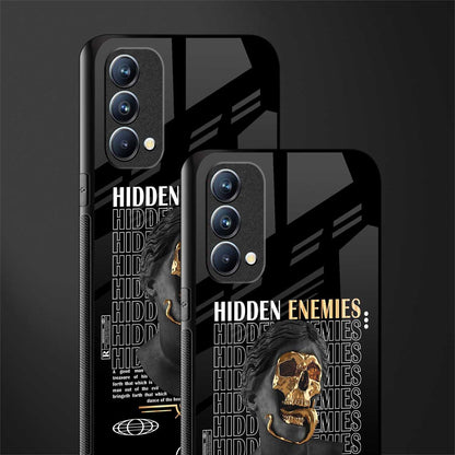 hidden enemies glass case for oppo f19 image-2