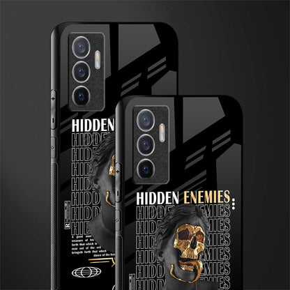 hidden enemies glass case for vivo v23e image-2