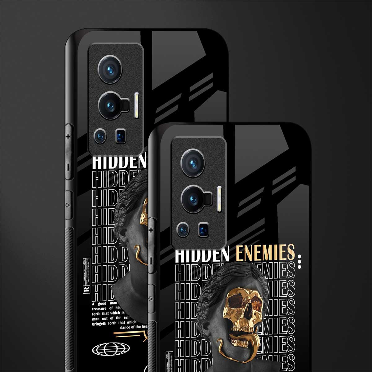 hidden enemies glass case for vivo x70 pro image-2