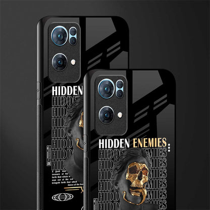 hidden enemies glass case for oppo reno7 pro 5g image-2