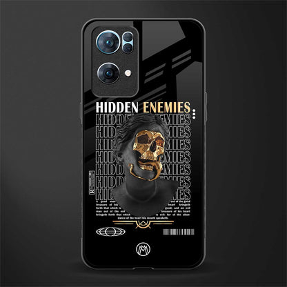 hidden enemies glass case for oppo reno7 pro 5g image