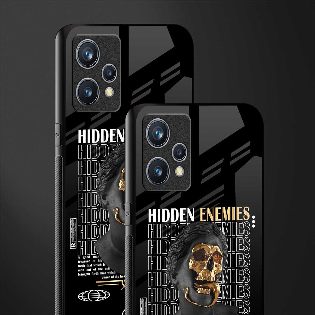 hidden enemies glass case for realme 9 4g image-2