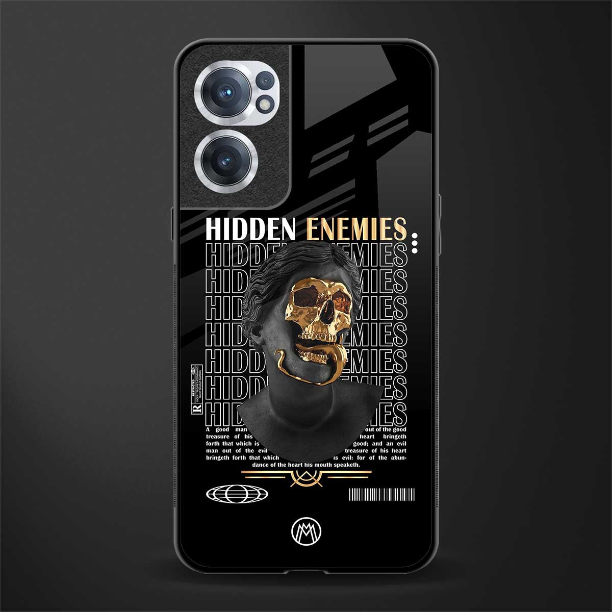 hidden enemies glass case for oneplus nord ce 2 5g image