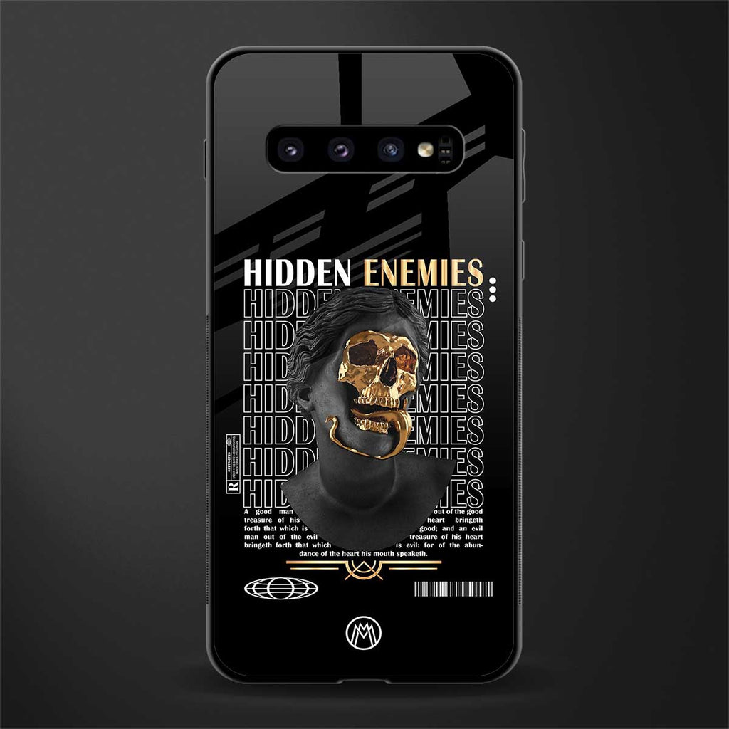 hidden enemies glass case for samsung galaxy s10 image