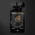 hidden enemies glass case for samsung galaxy s10 plus image