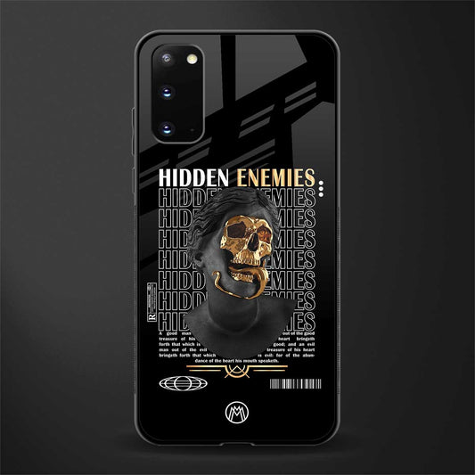hidden enemies glass case for samsung galaxy s20 image