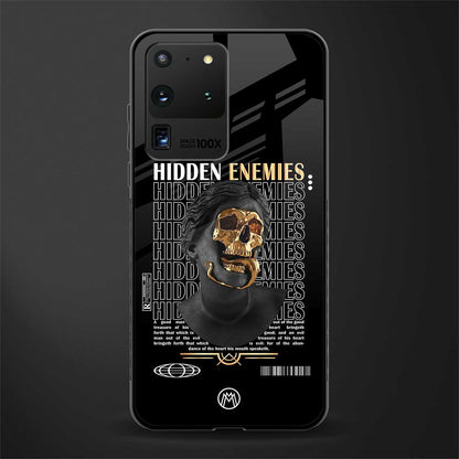 hidden enemies glass case for samsung galaxy s20 ultra image