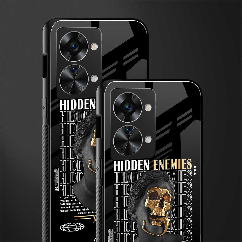 hidden enemies glass case for phone case | glass case for oneplus nord 2t 5g