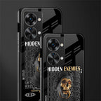hidden enemies glass case for phone case | glass case for oneplus nord 2t 5g