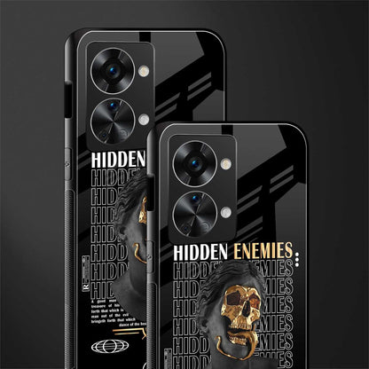 hidden enemies glass case for phone case | glass case for oneplus nord 2t 5g