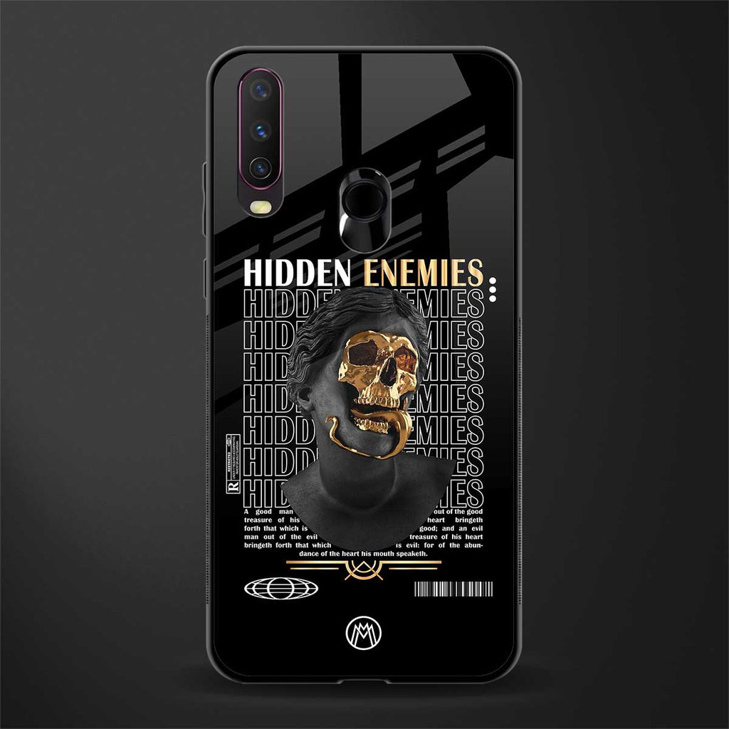 hidden enemies glass case for vivo y12 image