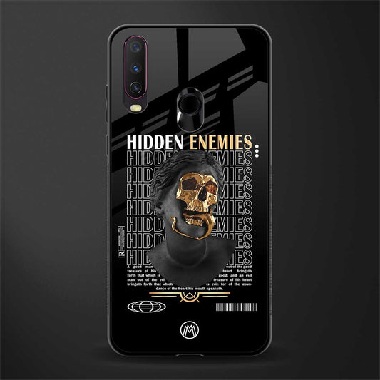 hidden enemies glass case for vivo y17 image
