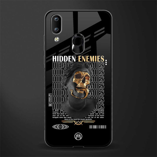 hidden enemies glass case for vivo y91 image