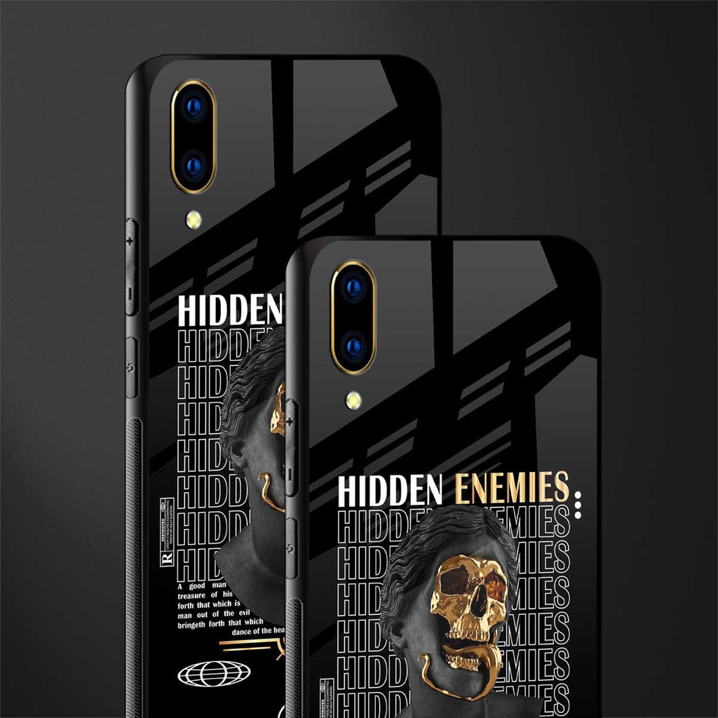 hidden enemies glass case for vivo v11 pro image-2