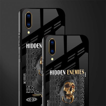 hidden enemies glass case for vivo v11 pro image-2