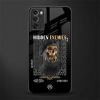 hidden enemies glass case for samsung galaxy note 20 image