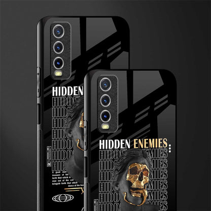 hidden enemies glass case for vivo y12s image-2