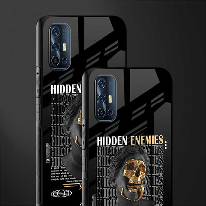 hidden enemies glass case for vivo v17 image-2