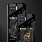 hidden enemies glass case for oppo f17 pro image-2